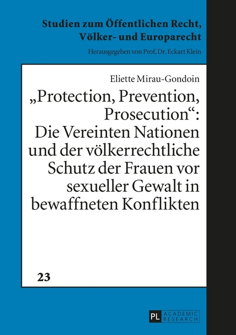 &laquo;Protection, Prevention, Prosecution&raquo;: - Eliette Mirau-Gondoin