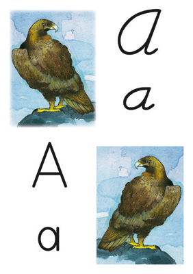 MERKBLÄTTER Buchstabenbilder, ABC-Lettera