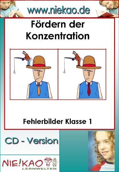 F&ouml;rdern der Konzentration - Fehlerbilder Kl.1 - Steffi Kiel