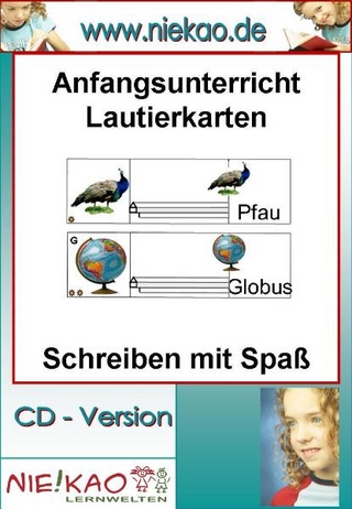 Anfangsunterricht - Lautierkarten - Schreiben mit Spaß