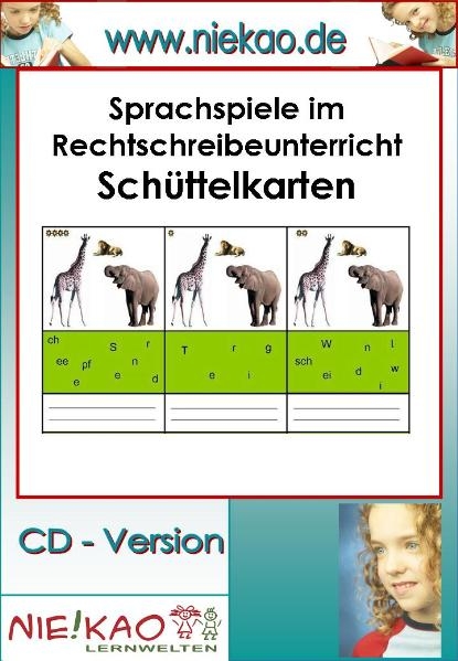 Sprachspiele im Rechtschreibunterricht - Sch&uuml;ttelkarten - Steffi Kiel