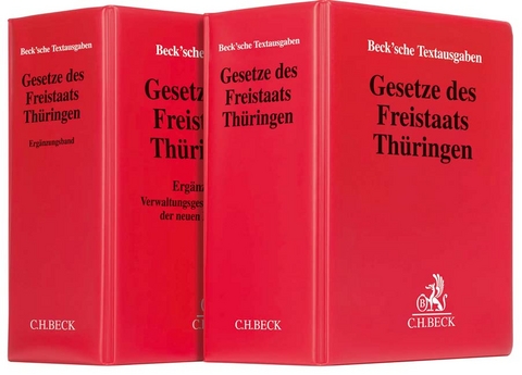 Gesetze des Freistaats Th&uuml;ringen und Erg&auml;nzungsband des Freistaats Th&uuml;ringen