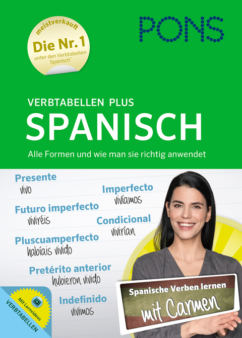 PONS Verbtabellen Plus Spanisch / Alle Formen und wie man sie richtig anwendet