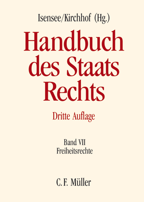 Handbuch des Staatsrechts - Andreas von von Arnauld, Herbert Bethge, Martin Bullinger, Axel Freiherr von von Campenhausen, Matthias Cornils, Kay Hailbronner, Wolfram H&ouml;fling, Hans-Detlef Horn, J&ouml;rn Ipsen, Josef Isensee, Matthias Jestaedt, Michael Kloepfer, Hanno Kube, Ute Mager, Detlef Merten, Stefan M&uuml;ckl, Ralf M&uuml;ller-Terpitz, Albrecht Randelzhofer, Edzard Schmidt-Jortzig, Fabian Wittreck