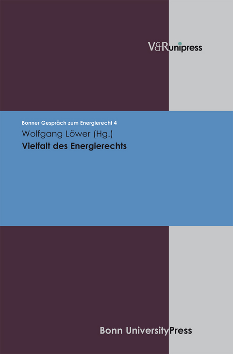 Vielfalt des Energierechts - 