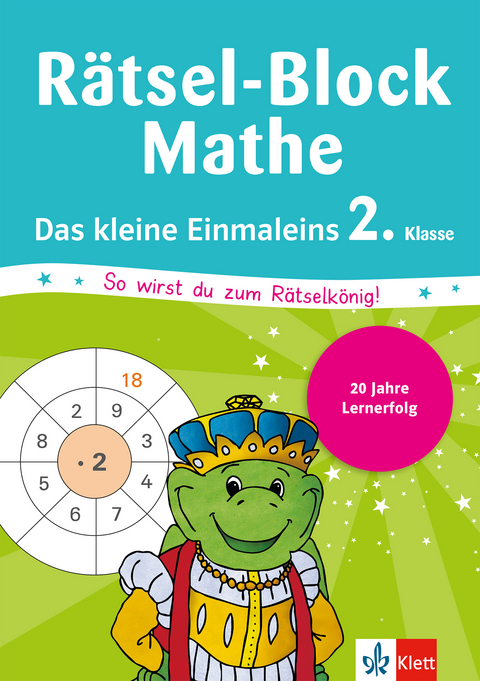 Klett R&auml;tsel-Block Mathe Das kleine Einmaleins 2. Klasse