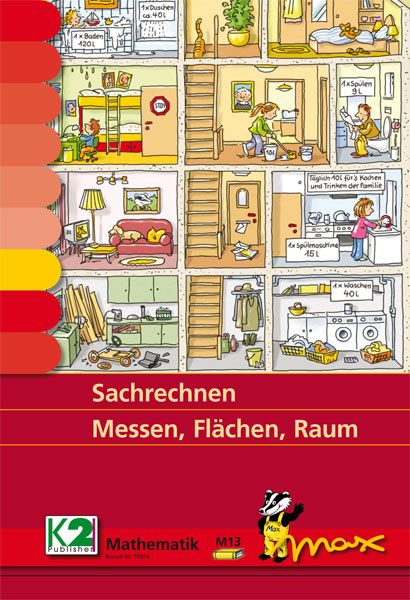 Max-Lernkarten: Sachrechnen, Messen, Fl&auml;chen, Raum
