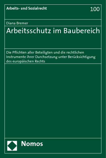 Arbeitsschutz im Baubereich - Diana Bremer