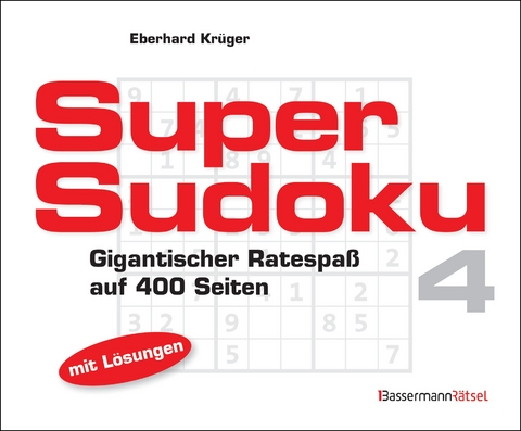 Supersudoku 4 (5 Exemplare &agrave; 3,99 &euro;) - Eberhard Kr&uuml;ger
