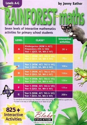 Rainforest Maths Mega Disc - Jenny Eather