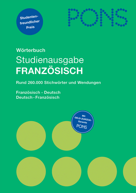 PONS W&ouml;rterbuch Studienausg. Franz&ouml;sisch f. Schule & Studium f. Rheinland-Pfalz