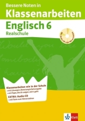 Bessere Noten in Klassenarbeiten Englisch 6. Schuljahr Realschule mit Audio-CD