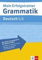 Mein Erfolgstrainer Grammatik Deutsch 5/6