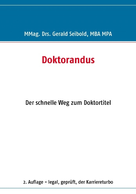 Doktorandus - Gerald Seibold