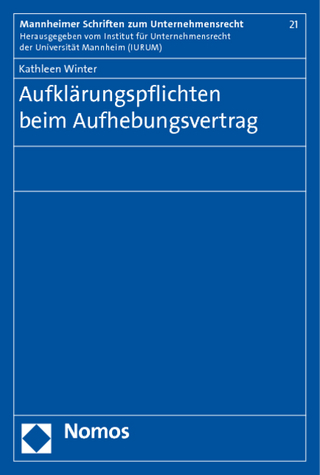 Aufklärungspflichten beim Aufhebungsvertrag
