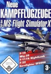 Neue Kampfflugzeuge f&uuml;r den MS Flight Simulator X, CD-ROM