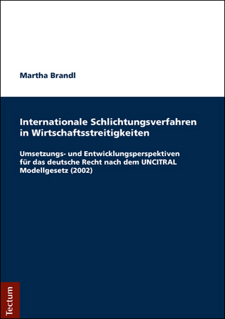 Internationale Schlichtungsverfahren in Wirtschaftsstreitigkeiten
