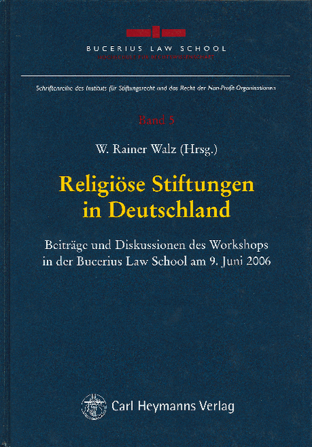 Religi&ouml;se Stiftungen in Deutschland - 