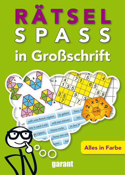 R&auml;tsel Spa&szlig; in Gro&szlig;schrift