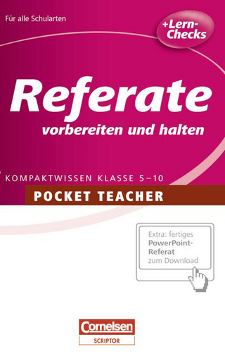 Pocket Teacher - Sekundarstufe I - Neue Ausgabe / Referate vorbereiten und halten