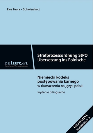 Strafprozessordnung StPO. Übersetzung ins Polnische