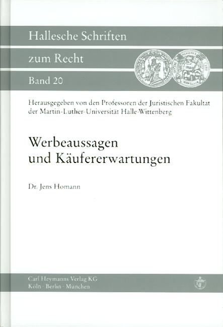 Werbeaussagen und K&auml;ufererwartungen - Jens Homann