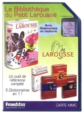 Franklin Bookman SD (LPL-500831) La Bibliotheque du Petit Larousse, 1 Carte SD/ MMC