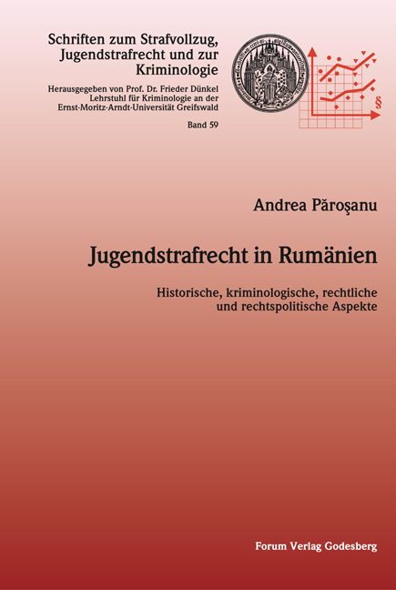 Jugendstrafrecht in Rum&auml;nien - Andrea Păroşanu