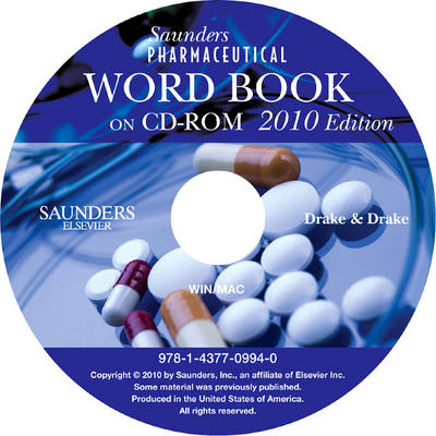 Saunders Pharmaceutical Word Book - Ellen Drake