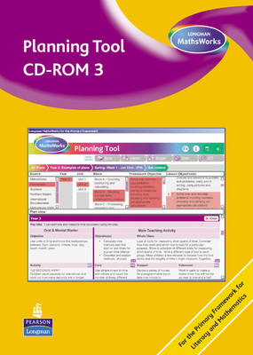 Longman MathsWorks: Year 3 Planning Tool CDROM Revised Version - Tony Cotton
