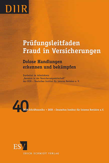 Pr&uuml;fungsleitfaden Fraud in Versicherungen