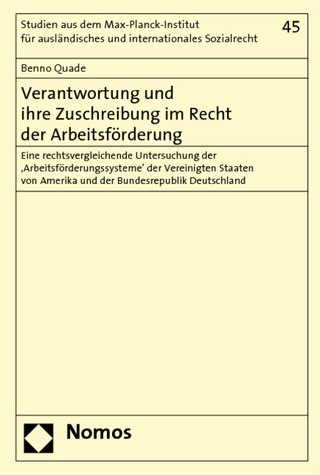 Verantwortung und ihre Zuschreibung im Recht der Arbeitsförderung