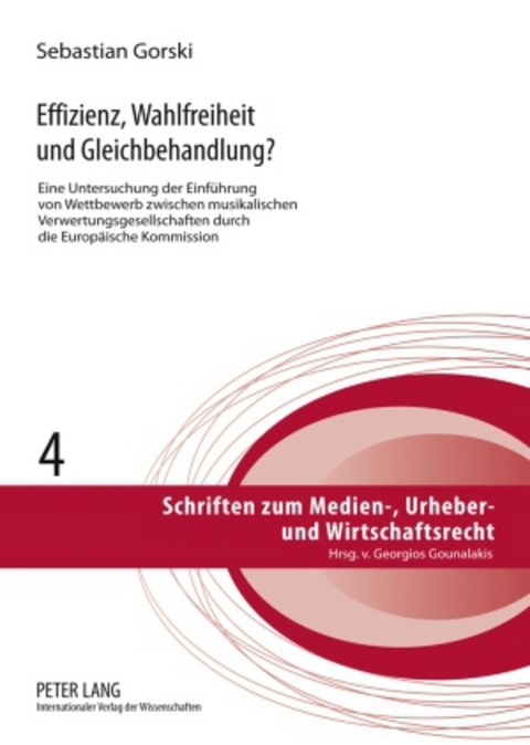 Effizienz, Wahlfreiheit und Gleichbehandlung? - Sebastian Gorski