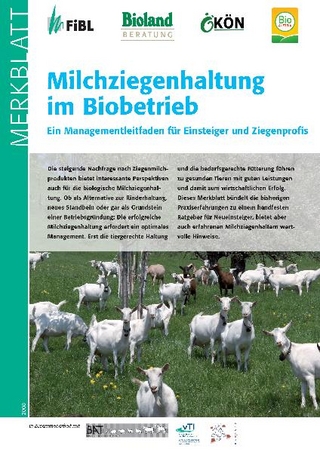 Milchziegenhaltung im Biobetrieb
