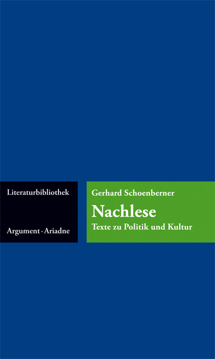 Nachlese - Gerhard Schoenberner