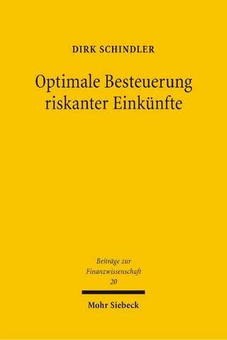 Optimale Besteuerung riskanter Einkünfte