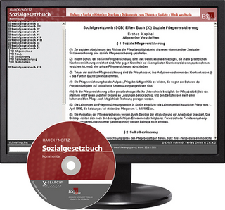 Sozialgesetzbuch (SGB) XI: Soziale Pflegeversicherung - bei Kombibezug Print und CD-ROM