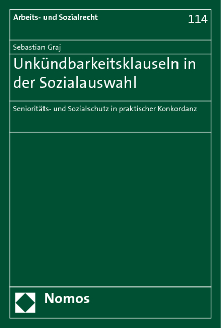 Unk&uuml;ndbarkeitsklauseln in der Sozialauswahl - Sebastian Graj
