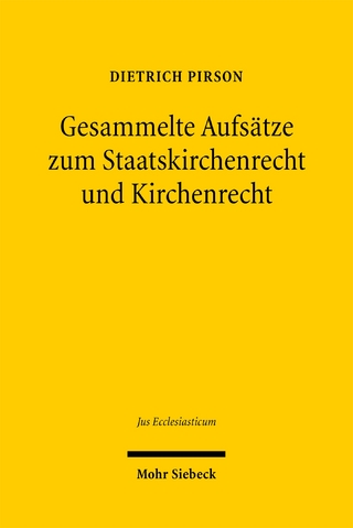 Gesammelte Beiträge zum Kirchenrecht und Staatskirchenrecht
