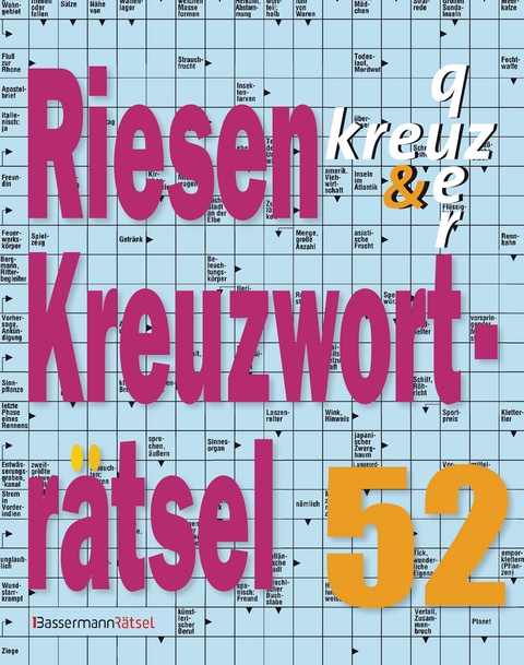 Riesen-Kreuzwortr&auml;tsel 52 - Eberhard Kr&uuml;ger