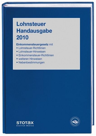 Lohnsteuer Handausgabe 2010