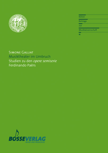 Musiktheater im Umbruch - Simone Galliat