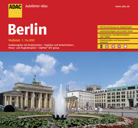 ADAC AutoFahrerAtlas Berlin 1:14 000