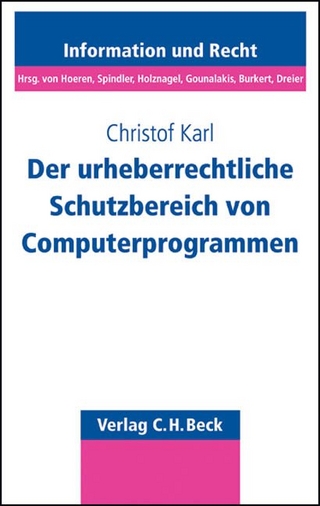 Der urheberrechtliche Schutzbereich von Computerprogrammen