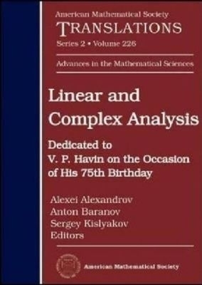 Linear and Complex Analysis -  American Mathematical Society