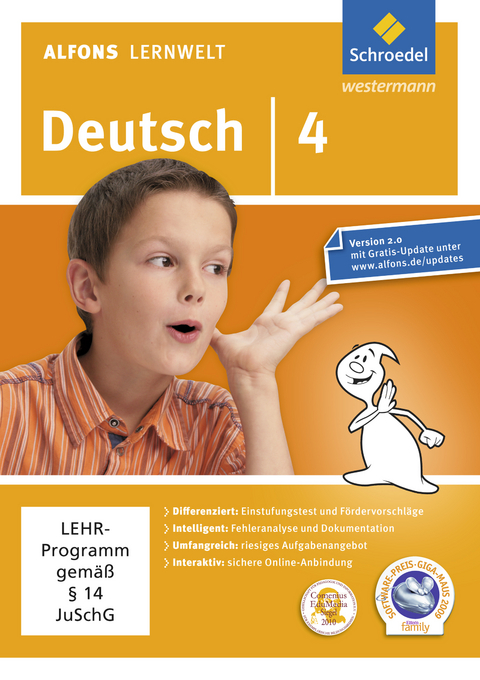 Alfons Lernwelt Lernsoftware Deutsch - aktuelle Ausgabe - Ute Flierl, Wolfgang Francich, Rainer Wagenh&auml;user