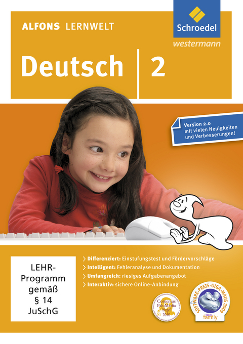Alfons Lernwelt Lernsoftware Deutsch - aktuelle Ausgabe - Ute Flierl, Wolfgang Francich, Rainer Wagenh&auml;user