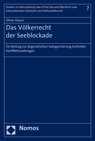 Das Völkerrecht der Seeblockade