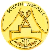 30 farbige Scherenmedaillen