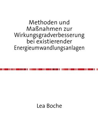 Methoden und Maßnahmen zur Wirkungsgradverbesserung bei existierender Energieumwandlungsanlagen